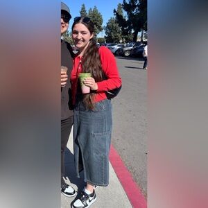 Old Navy Red Cardigan